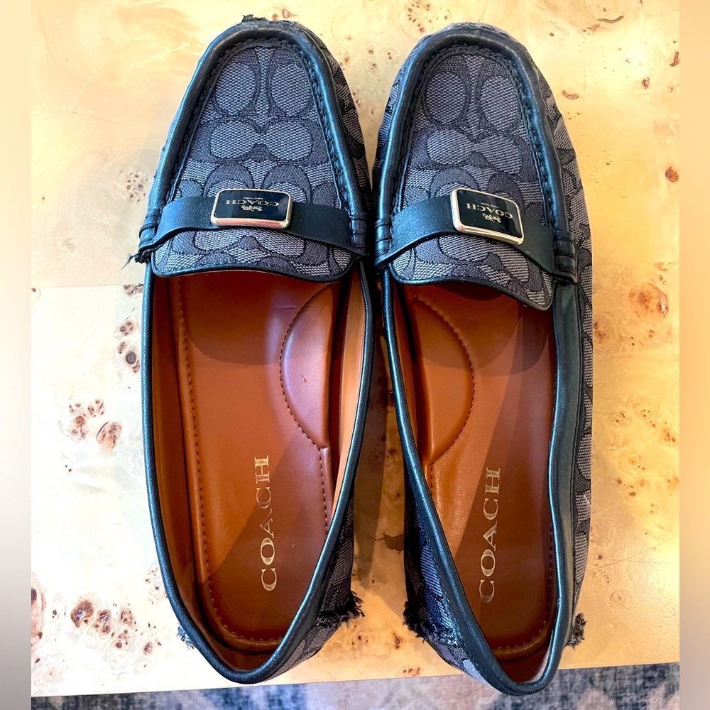 Coach loafers ‘Mona Driver’ in signature jacquard